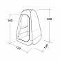 Easy Camp Little Loo Pop Up Camping Toilet / Shower / Changing Cubicle